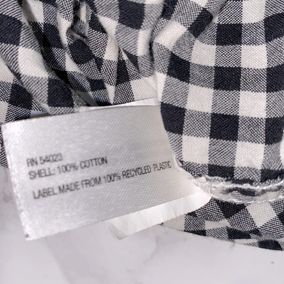 Baby Gap black & white gingham preppy button down shirt size 18-24 months - Picture 6 of 7